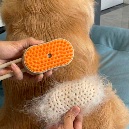 Cepillo de Vapor Spa en Casa 3 en 1: Masaje, Limpieza y Adiós Pelos