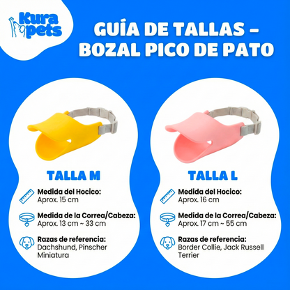 Bozal Para Mascota Pico De Pato Talla L